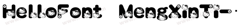 HelloFont MengXinTi字体转换